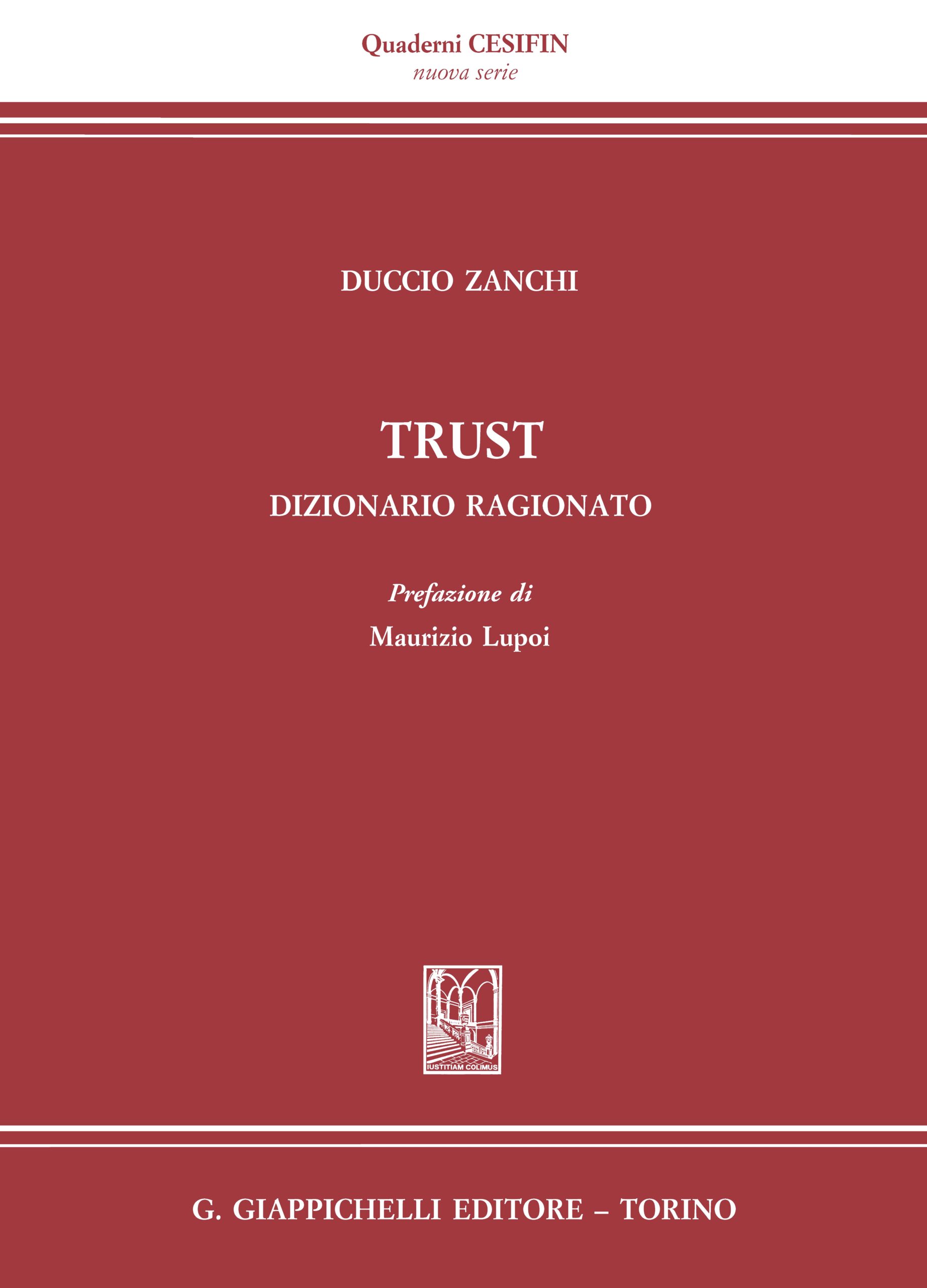 Trust. Dizionario ragionato